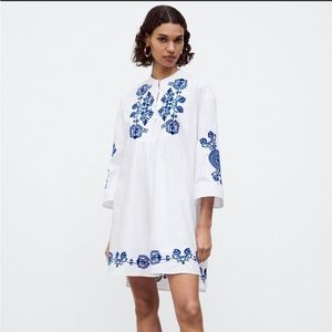 Zara Embroidered dress
